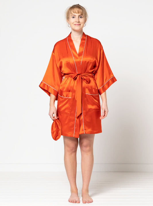 Loungewear Robe Sizes 4-16 - Style Arc