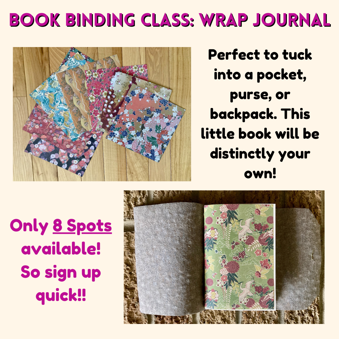 Book Binding Class: Wrap Journal