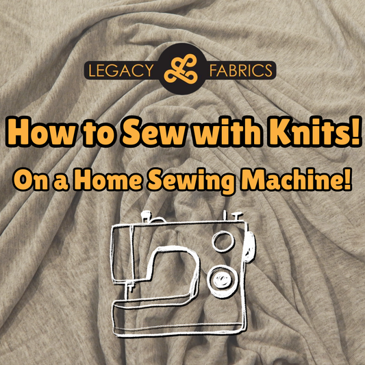 how to sew with knit fabric - a class!