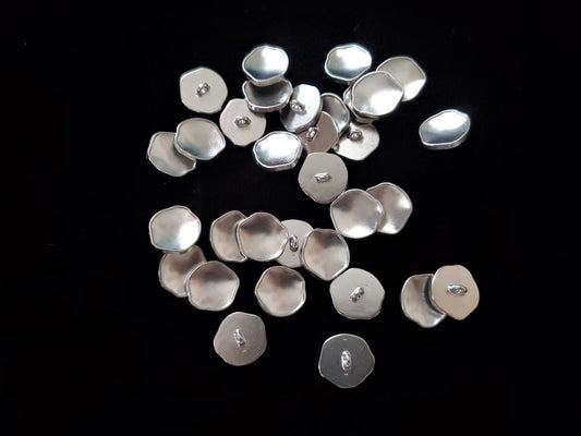 silver buttons