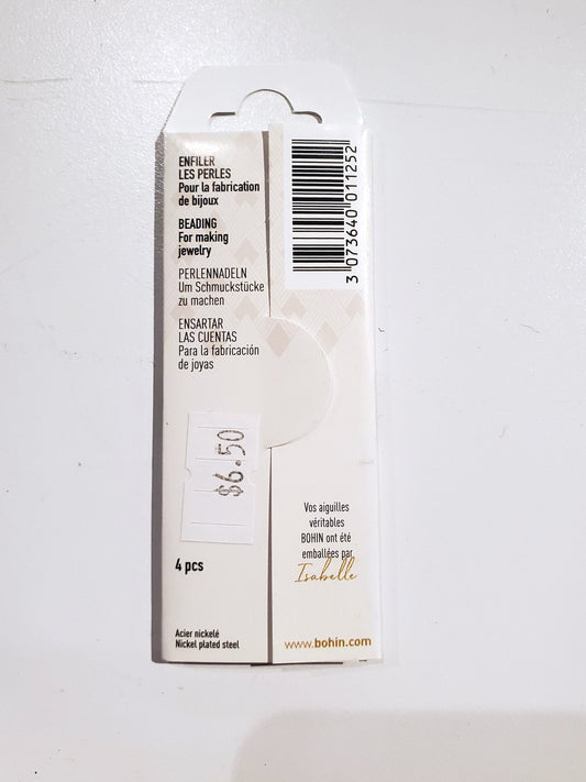 Bohin Beading Needles Sizes 10/12