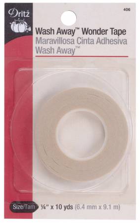 Dritz Wash-Away Wonder Tape - 1/4"x10yds