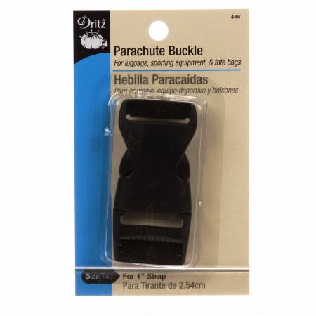 Parachute Buckle Black - 1"