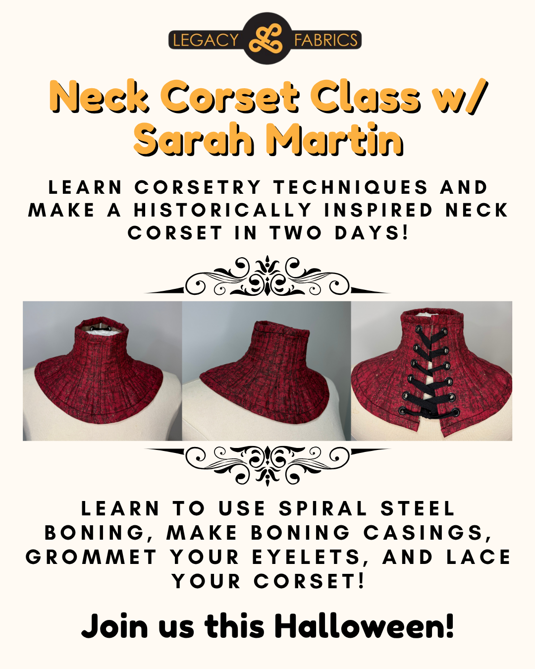 Neck Corset - Class with Sarah Martin