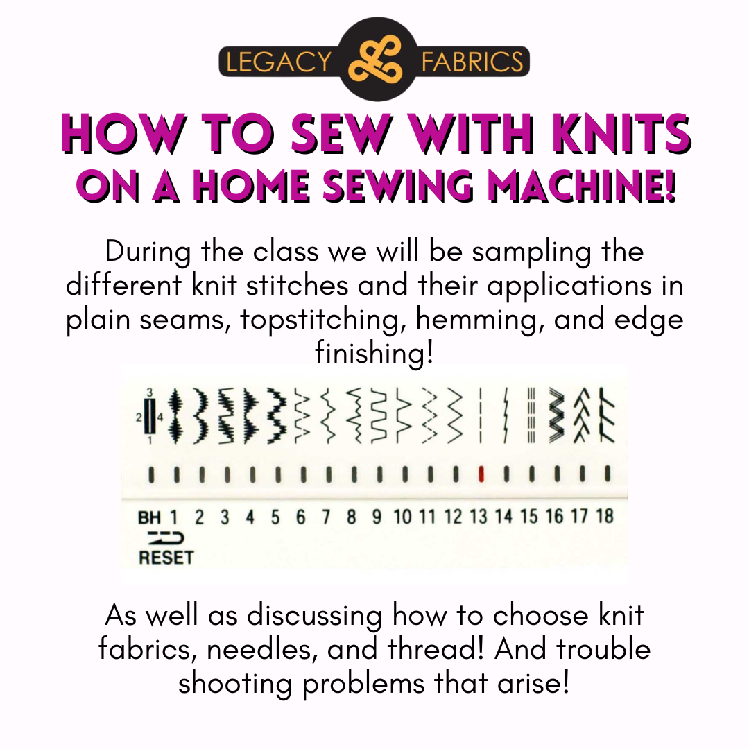 How to Sew with Knits - On a Home Sewing Machine!