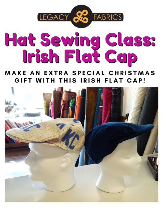 Irish Flat Cap - Hat Sewing Class