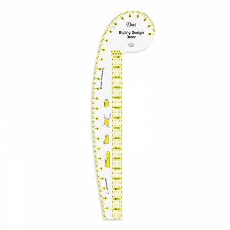 Dritz Hip Curve Ruler - 20in - Clear
