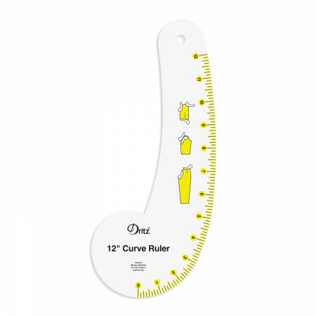 Dritz Curve Ruler - 12in - Clear