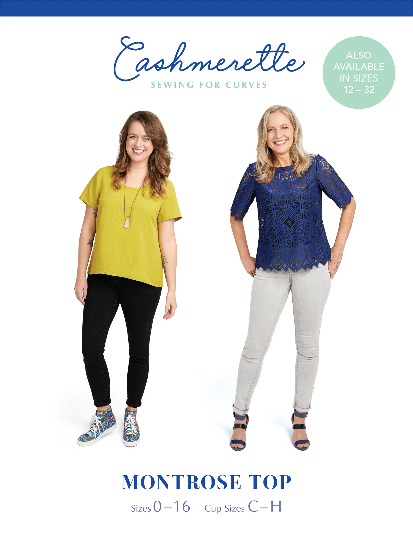 Montrose Top Sizes 0-16 - Cashmerette