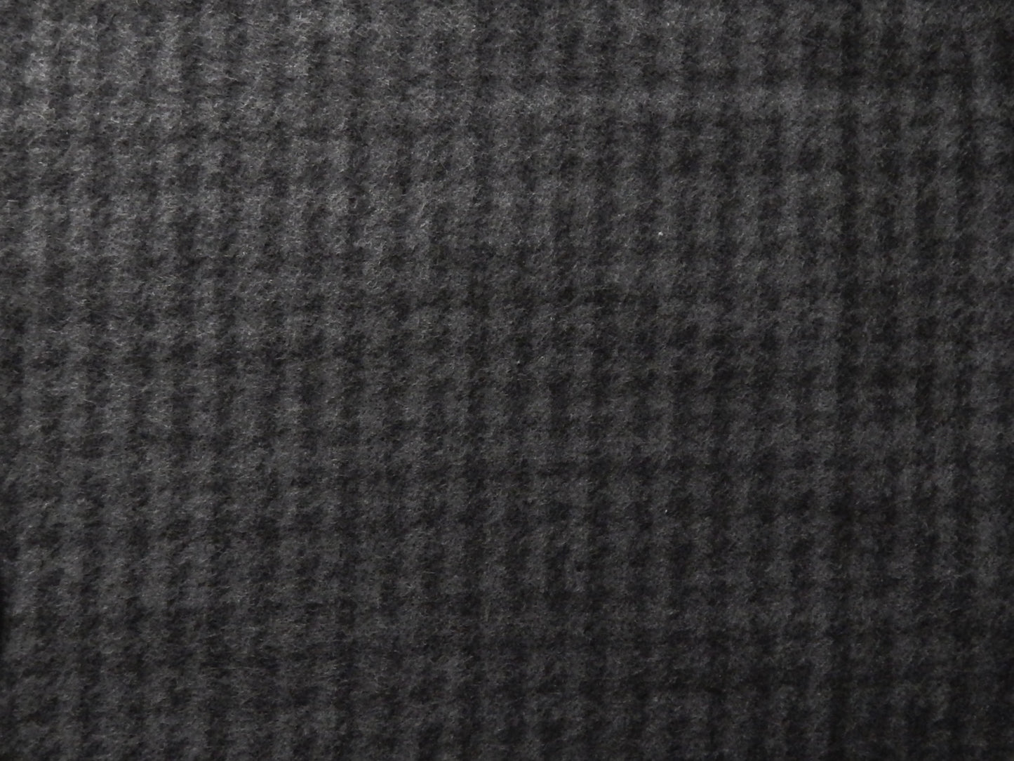 Charcoal Houndstooth Flannel