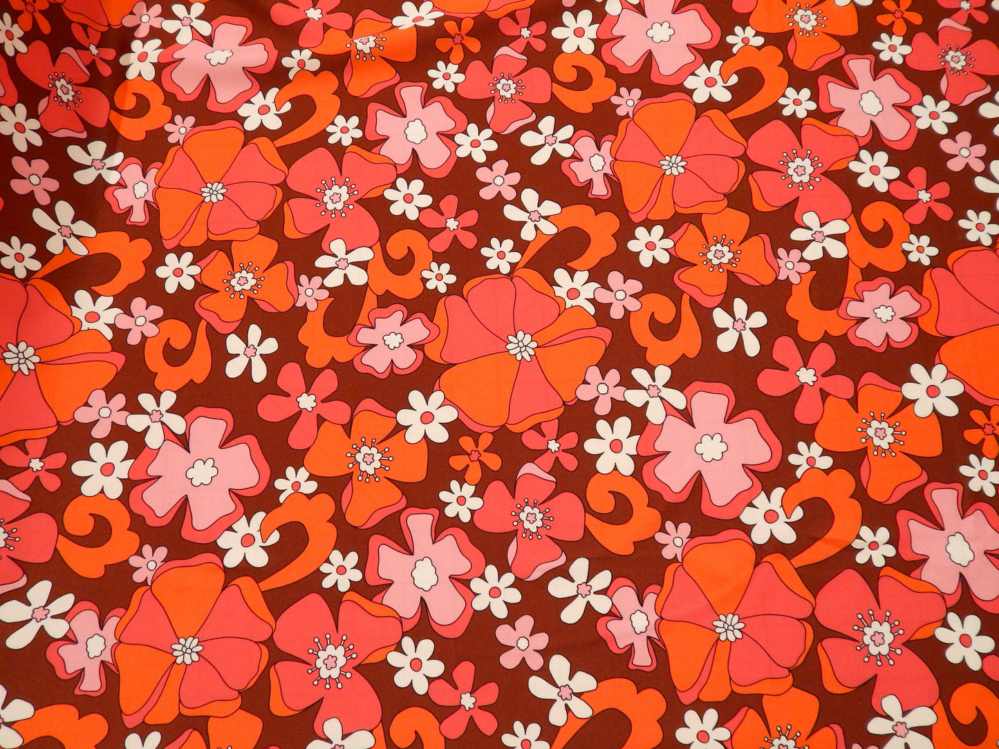 Italian Retro Floral Swimwear Knit