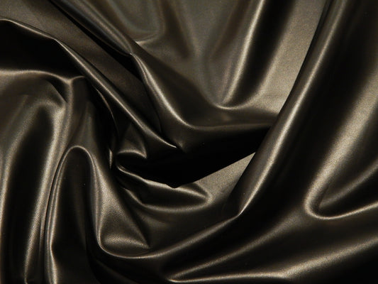 Black Stretch Faux Leather