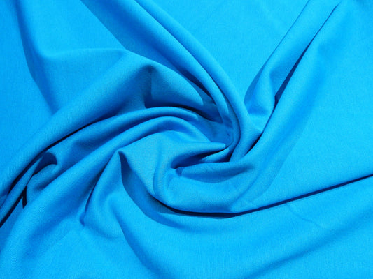Bright Blue Rayon Ponte De Roma