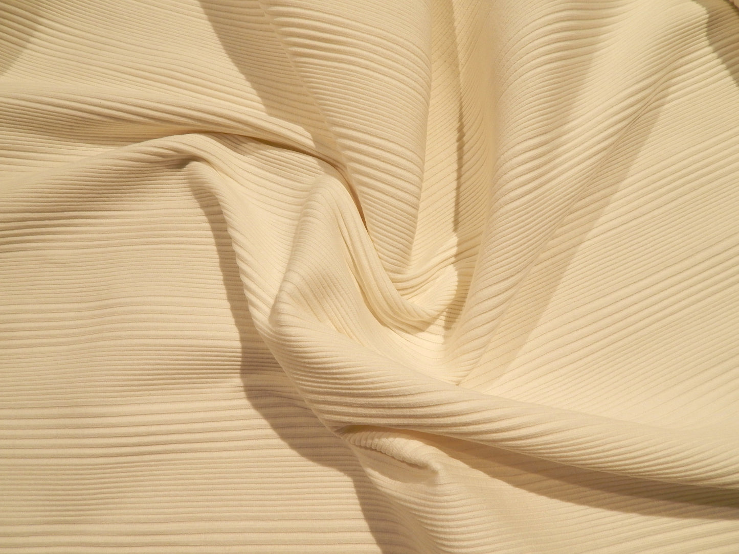 White Variegated Rib Knit