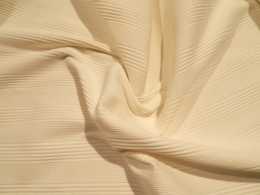 White Variegated Rib Knit