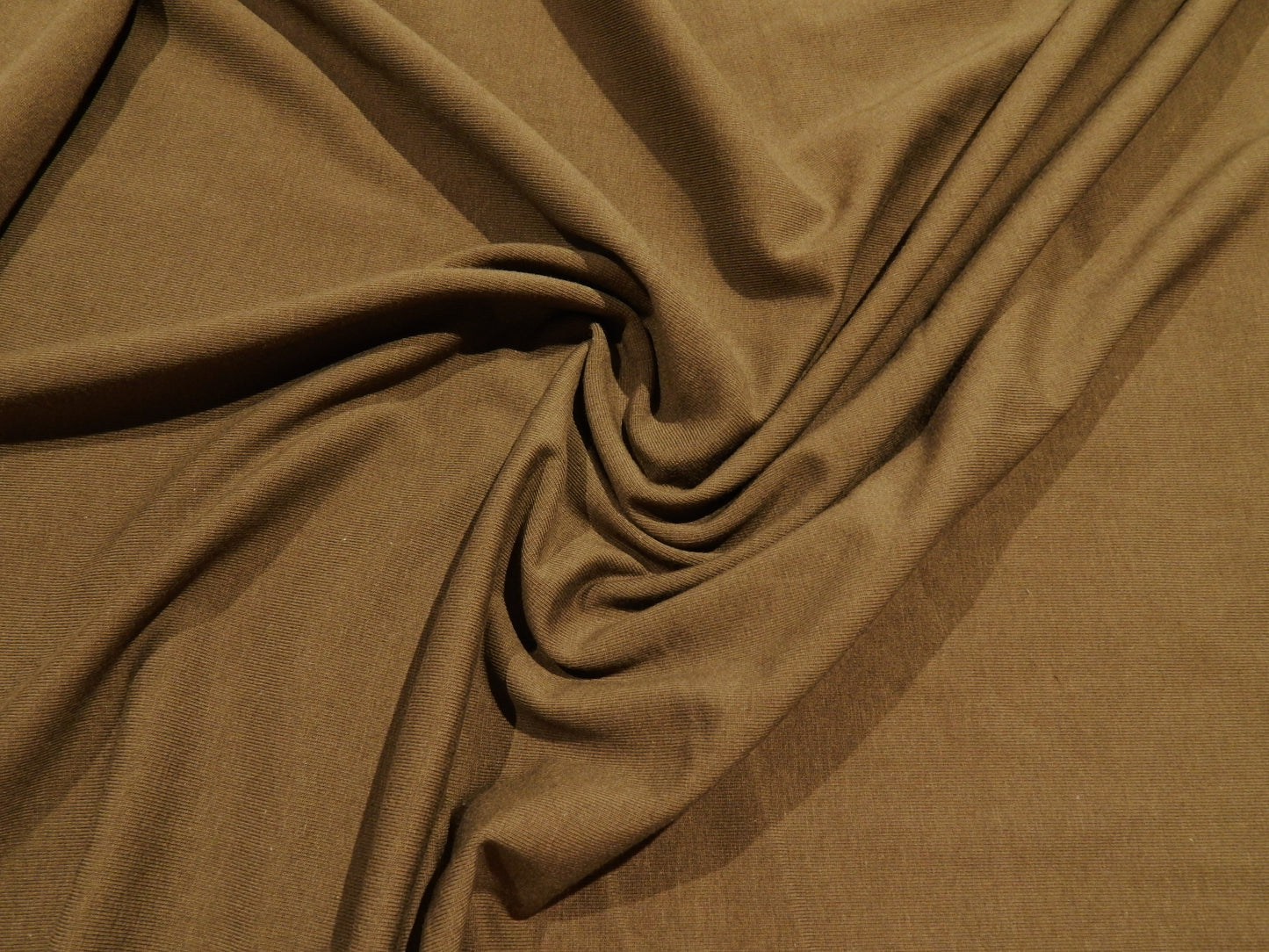 Olive Green Cotton Spandex Jersey