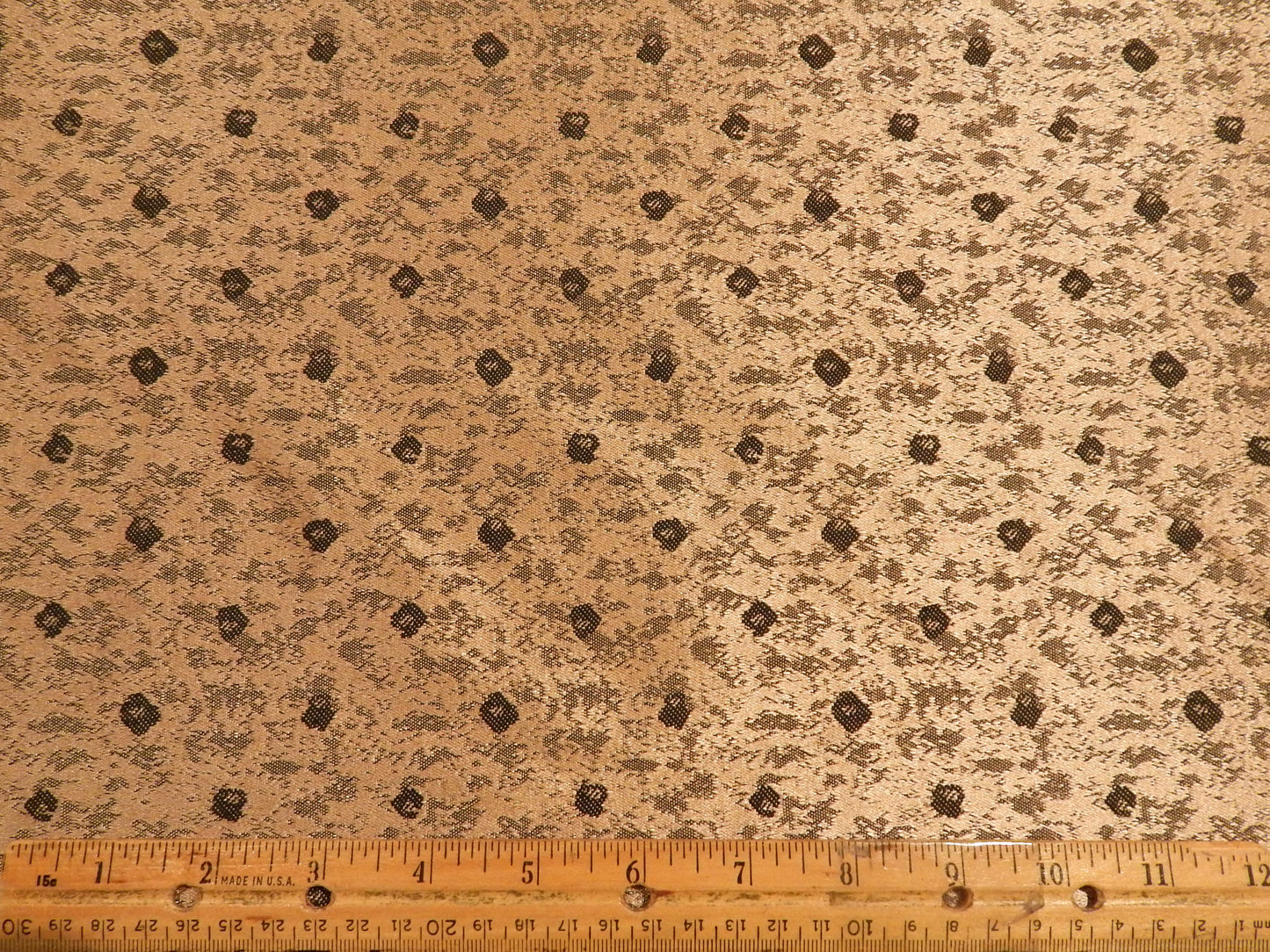 Rose Gold Dot Brocade