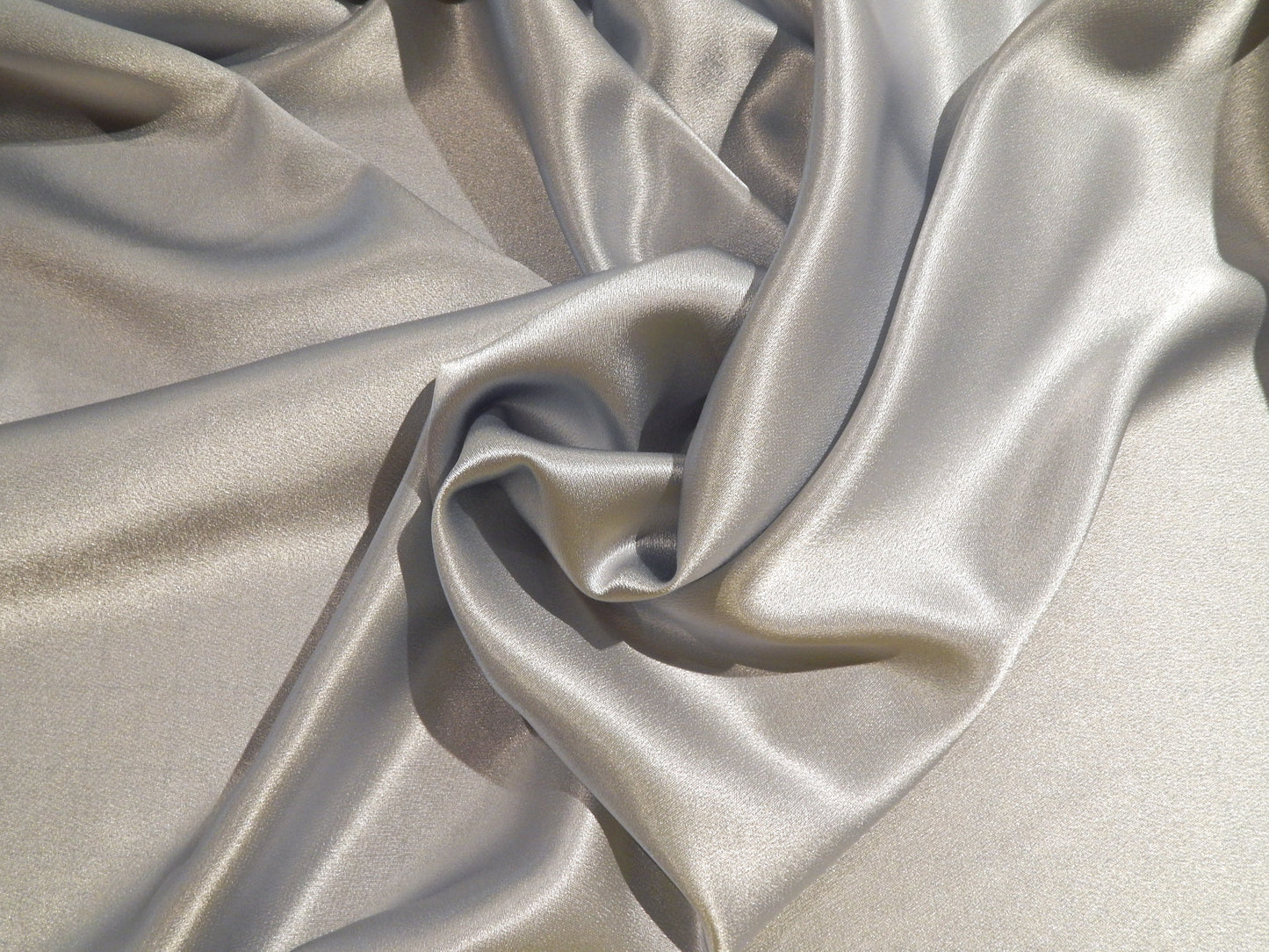 Dusty Blue Rayon Crepe Back Satin