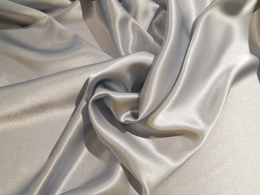 Dusty Blue Rayon Crepe Back Satin