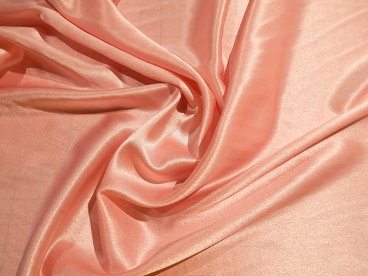 Light Pink Rayon Crepe Back Satin