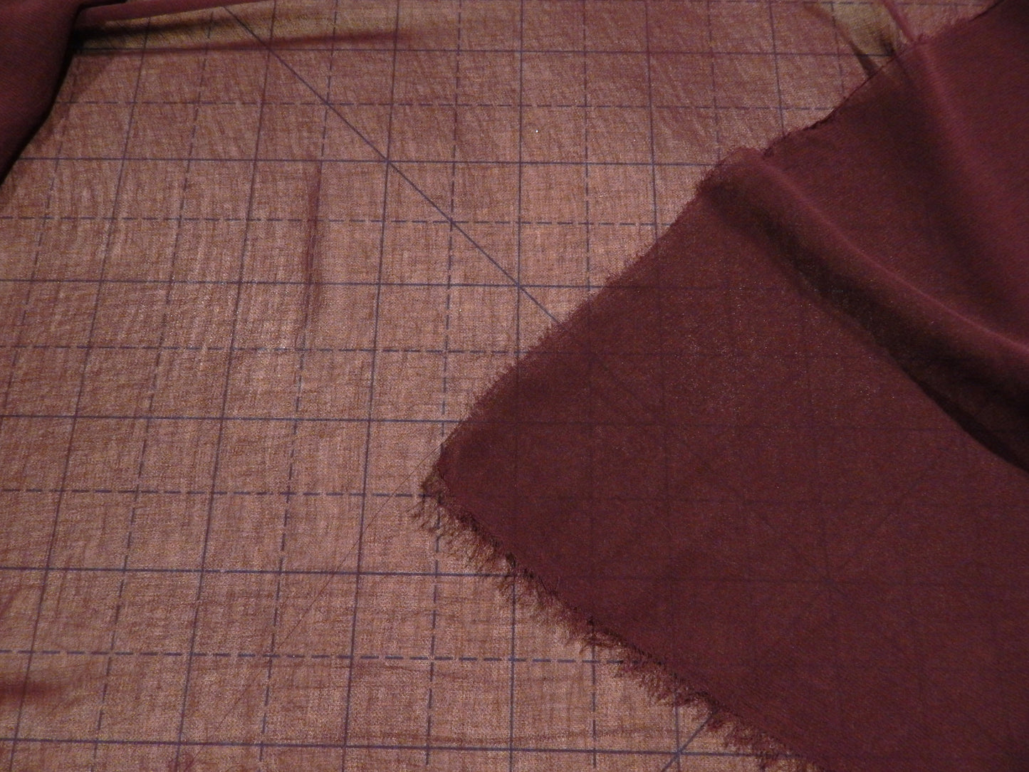 Eggplant Washed Chiffon