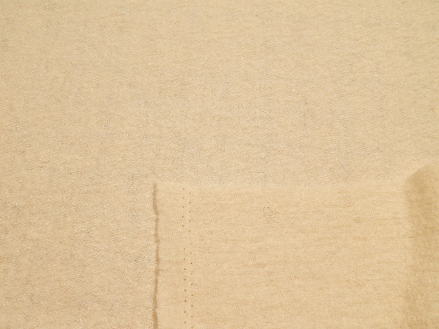 Vanilla White Boiled Wool Knit - Telio Lana Bollito