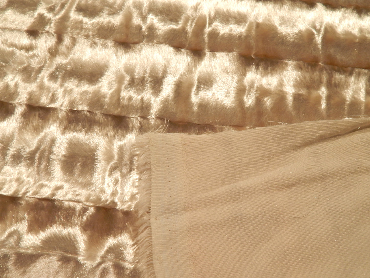 Champagne Mink Faux Fur