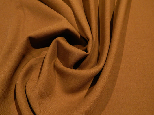 Camel Wool Crepe Suiting