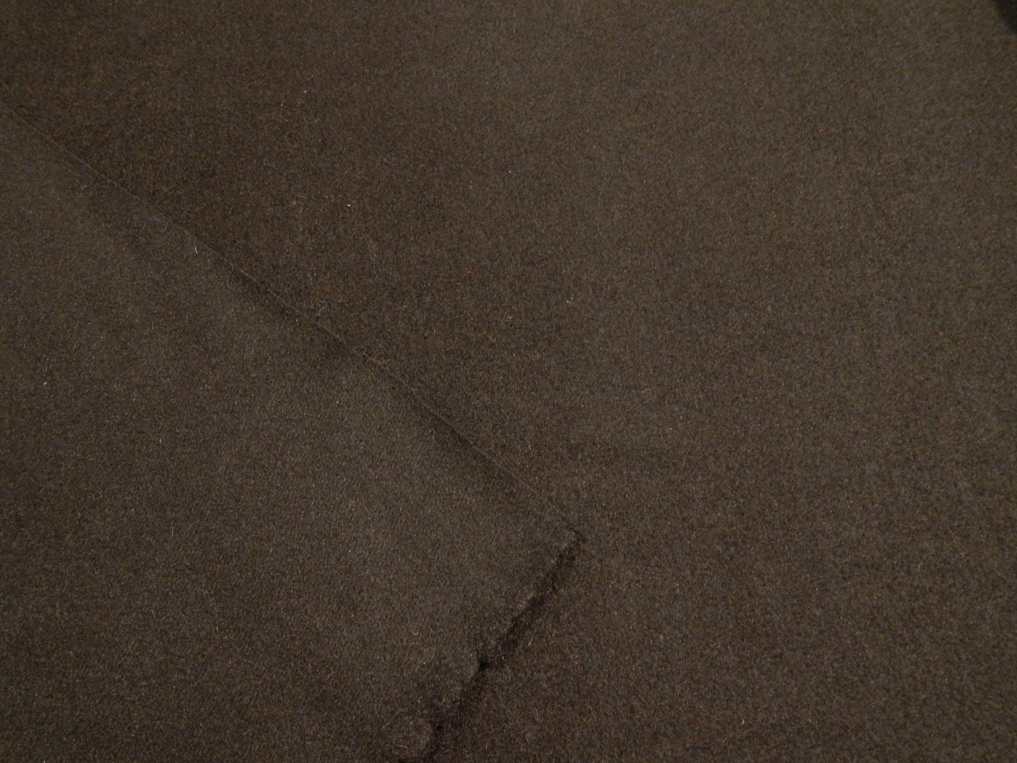 Italian Black Wool Melton