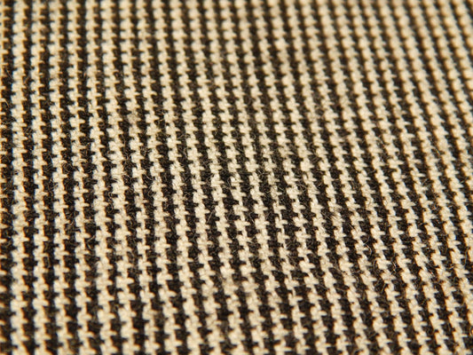 Italian Mini Houndstooth Wool Suiting