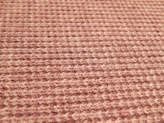 Dusty Rose Sweater Knit - Telio Kelly Rib - REMNANT SALE