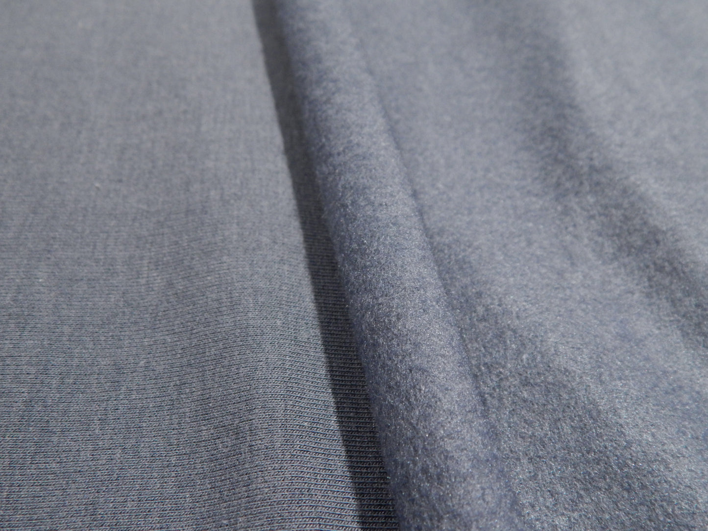 Steel Blue Bamboo Fleece - Telio Bamboo Dream - REMNANT SALE