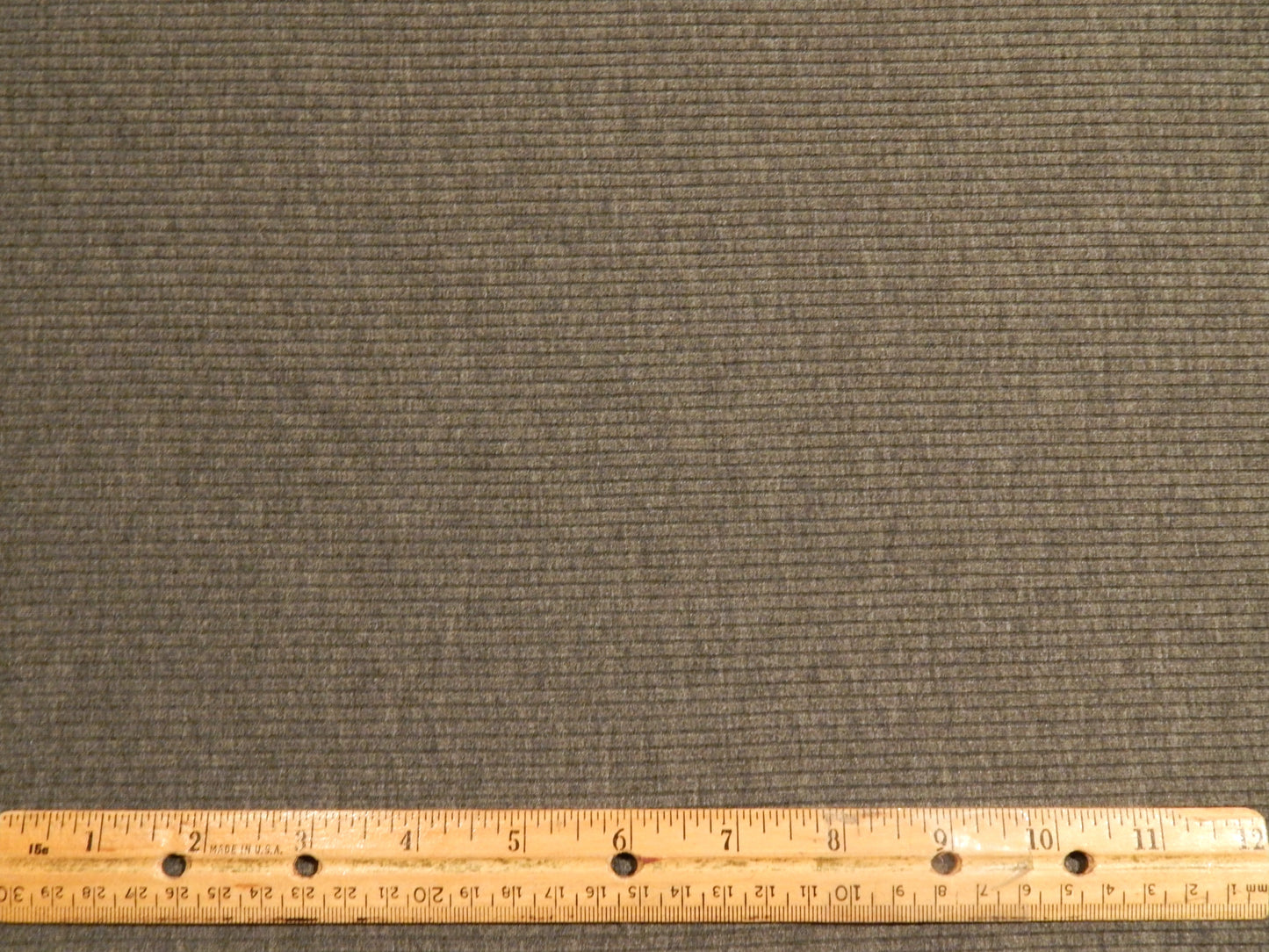 Dark Heathered Gray Bamboo Ribbing