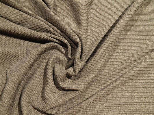Dark Heathered Gray Bamboo Ribbing