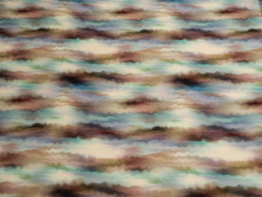 Blue Bamboo Abstract Tie Dye Knit - Telio