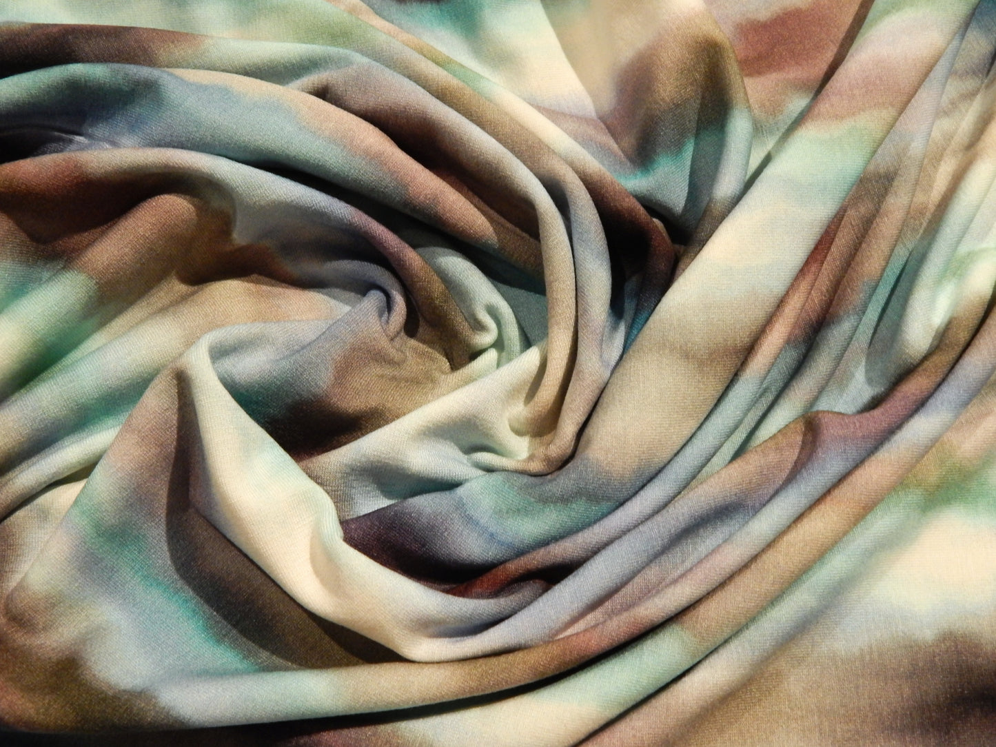 Blue Bamboo Abstract Tie Dye Knit - Telio
