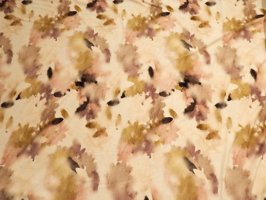 Rosey Pink and Chartreuse Bamboo Knit - Telio