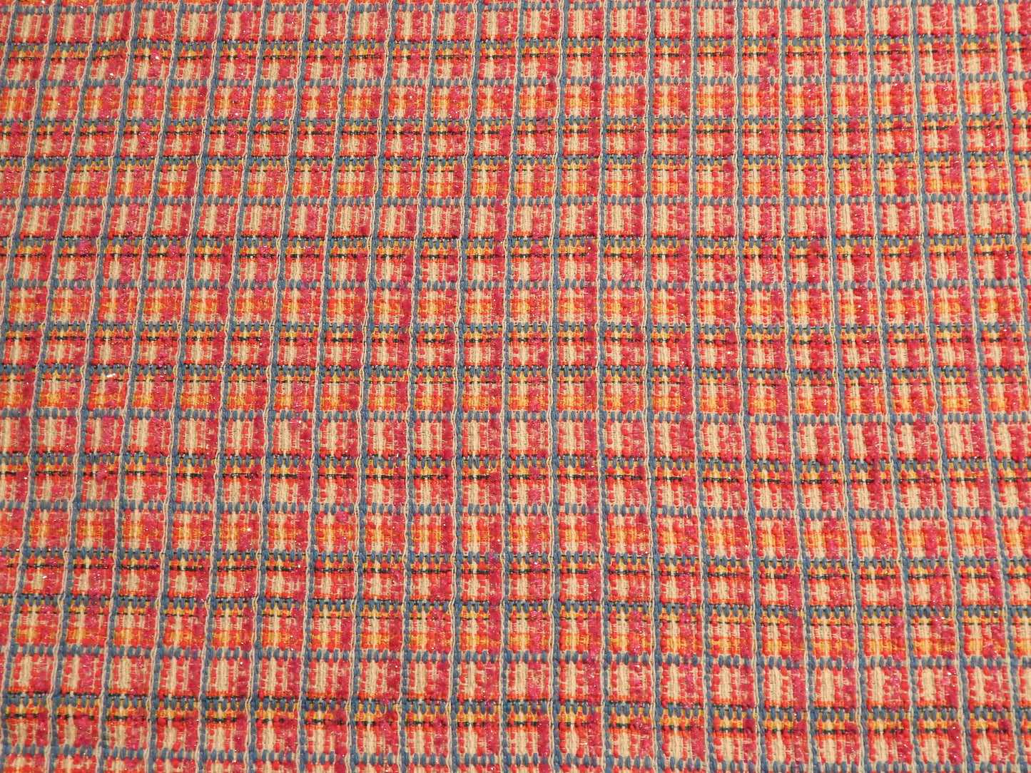 Pink Pop Plaid Tweed