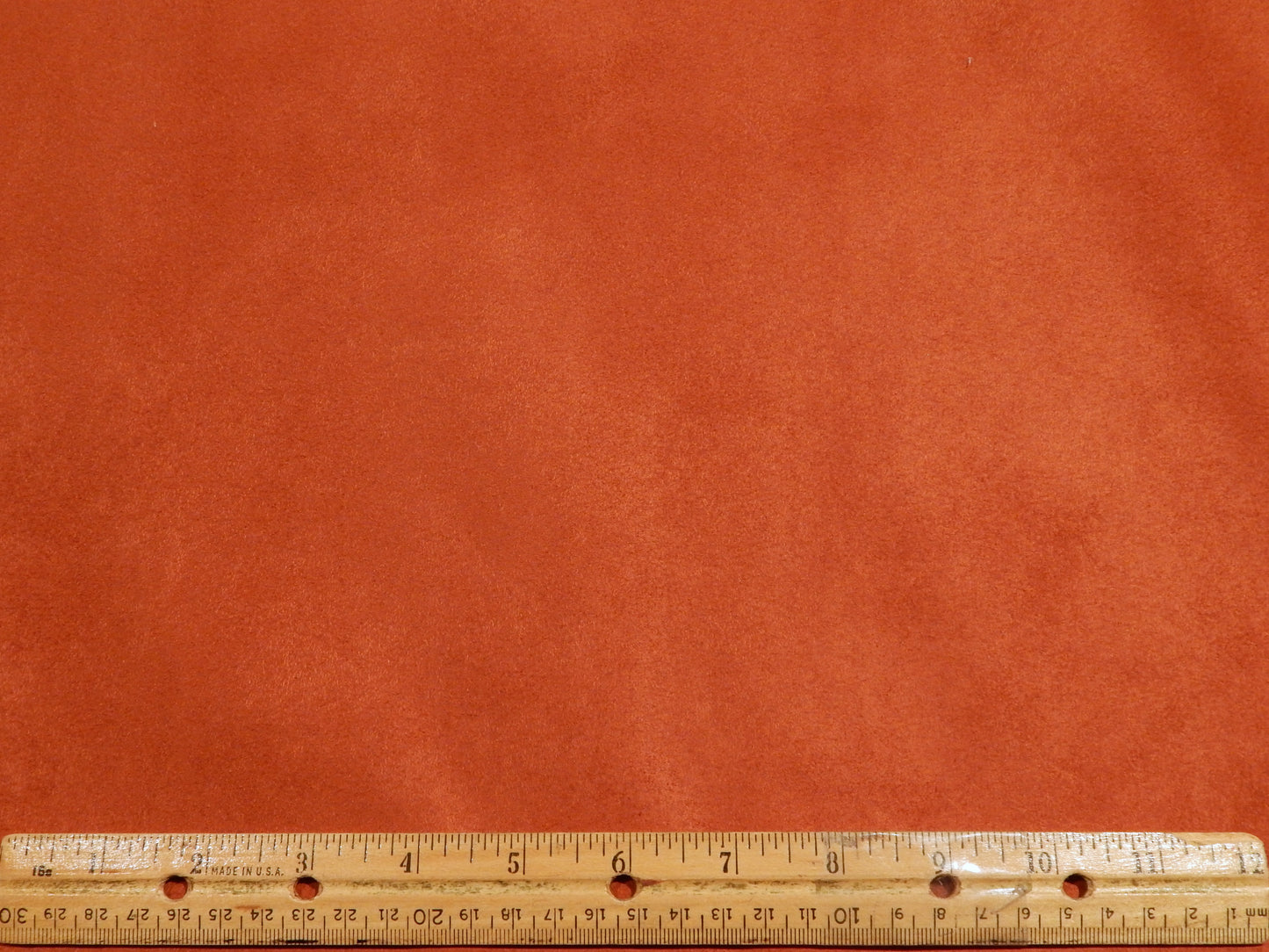 Rusty Copper Faux Suede