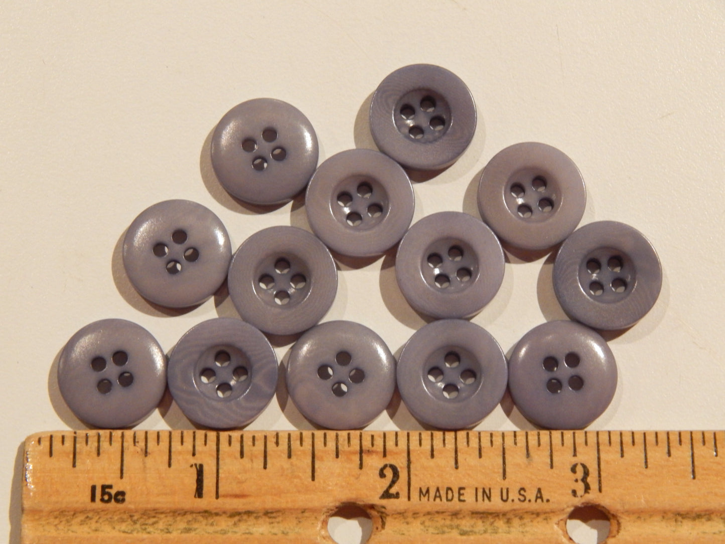 Dusty Lilac Corozo Buttons - Multiple Sizes
