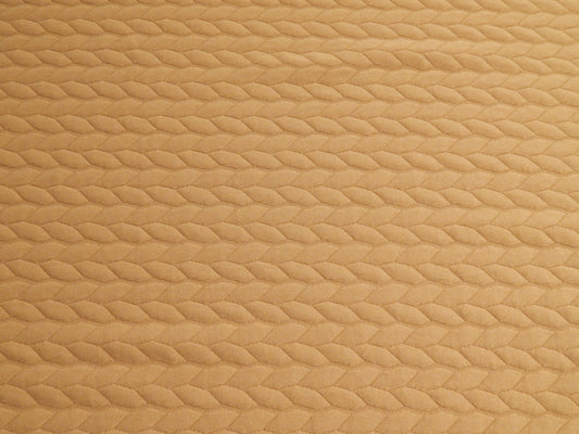 Taupe Quilted Cable Double Knit - Telio