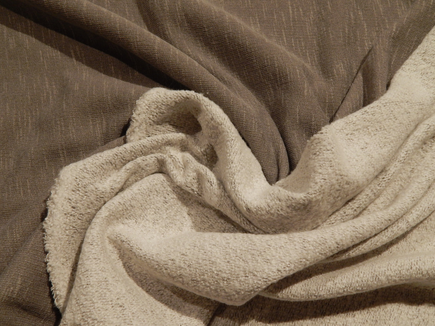 charcoal grey french terry deadstock