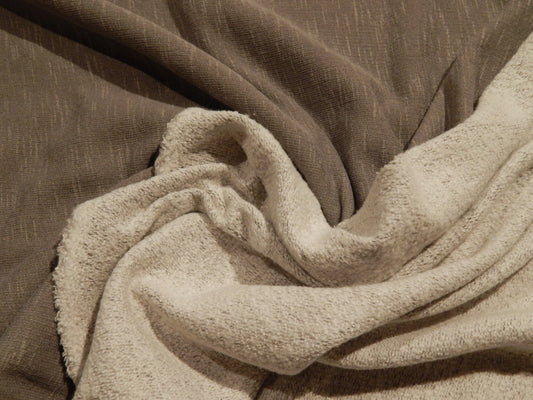 charcoal grey french terry deadstock