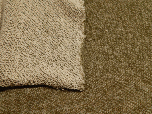 Olive Slub French Terry Knit