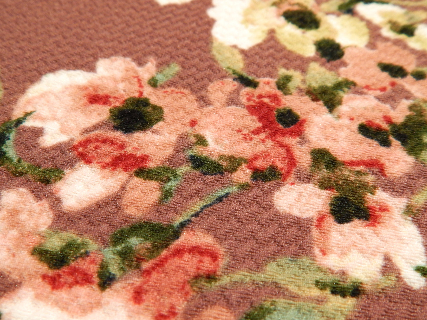 Mauve Floral Bullet Knit