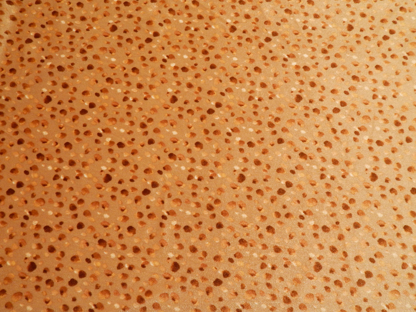 Golden Brown Sprinkles Stretch Velvet