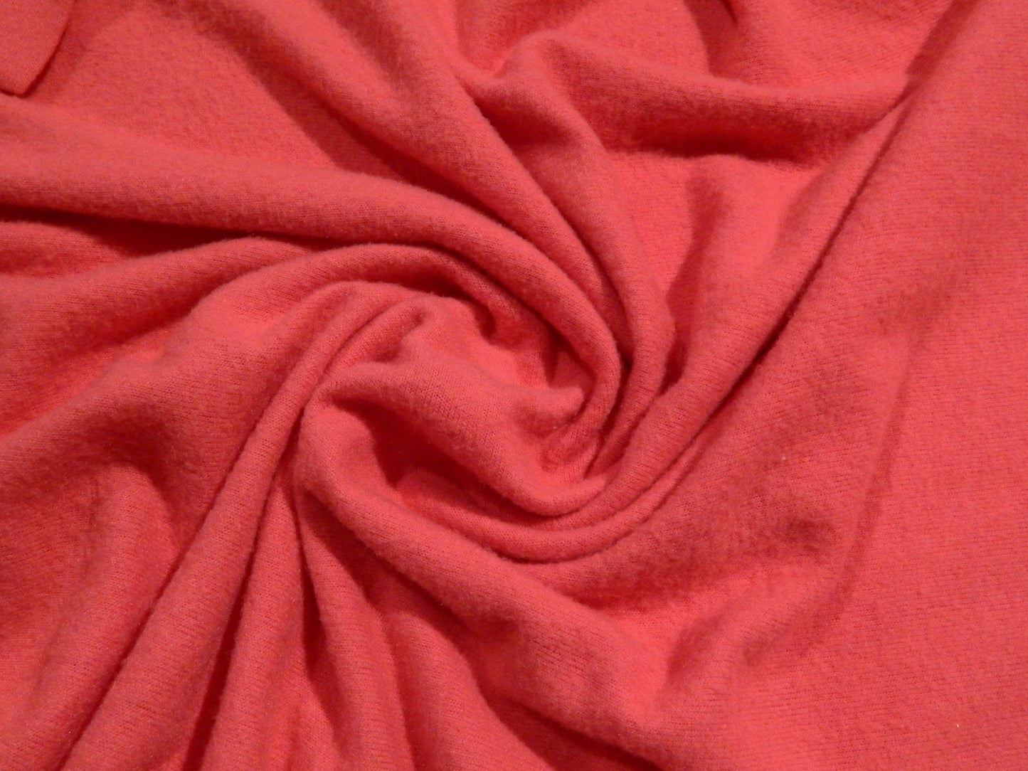 hot pink cashmere brushed knit jersey fabric