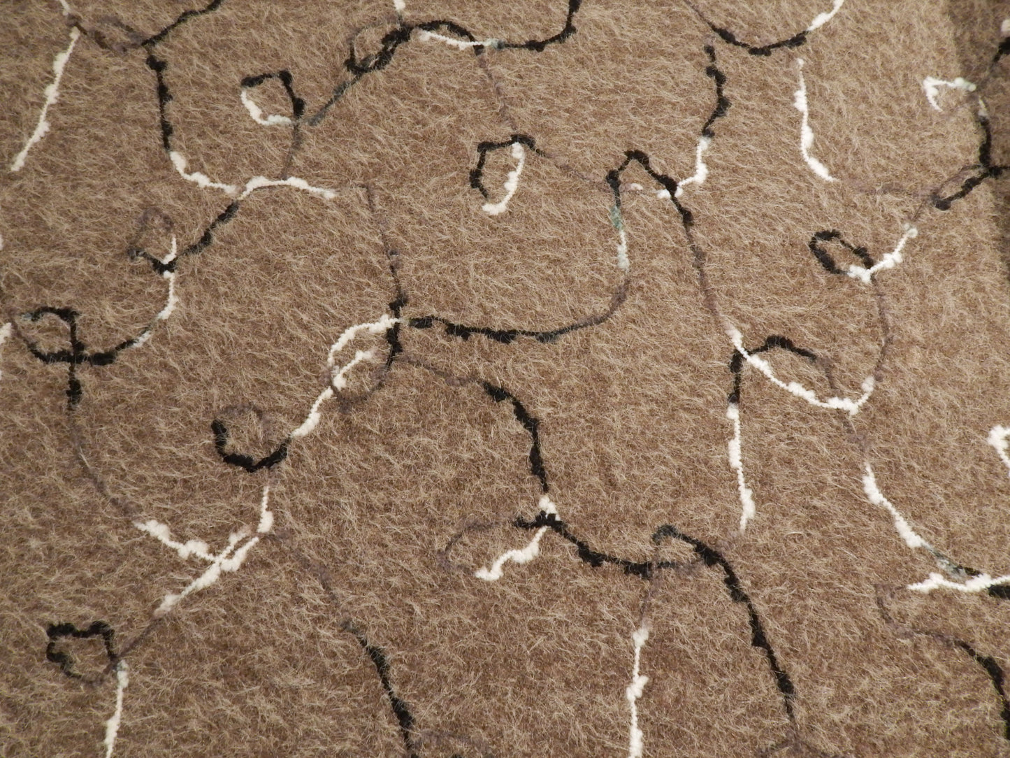 Fuzzy Taupe Sketched Yarn Knit - Telio