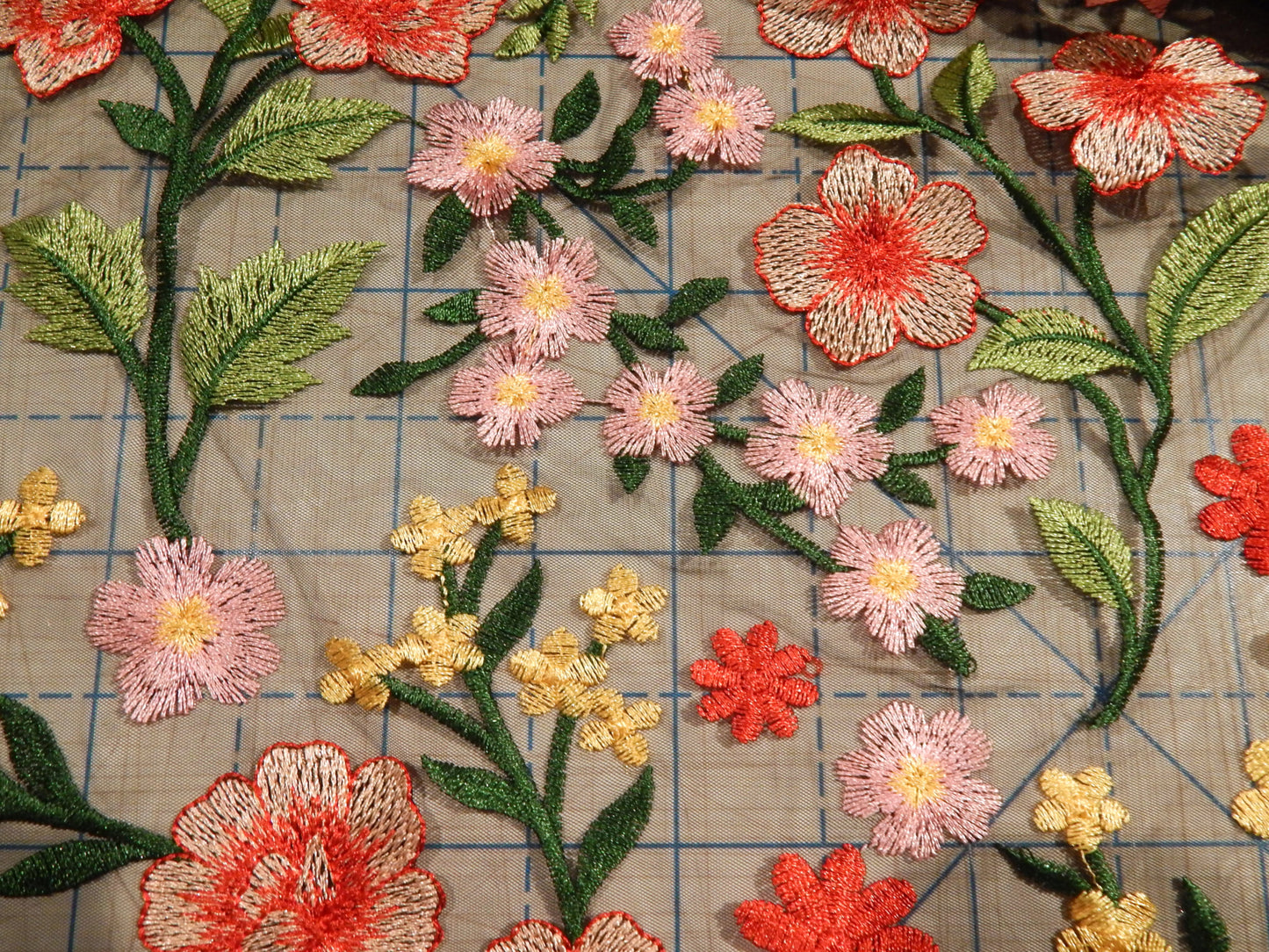 Black Floral Secret Garden Lace - Telio