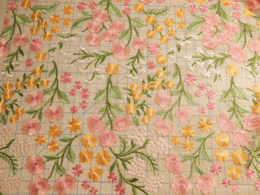 White Floral Secret Garden Lace - Telio